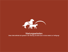 Tablet Screenshot of kleintierbestattungen-wieneke.de